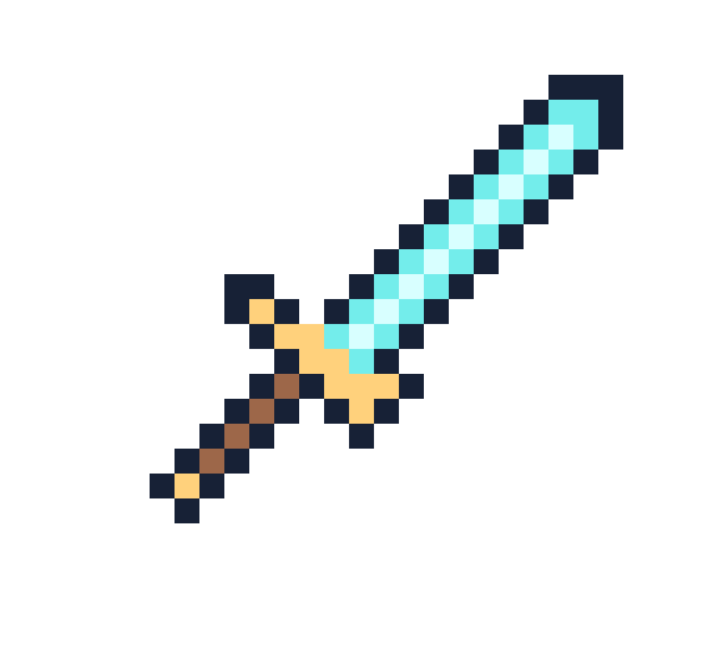 Pixelartowy miecz